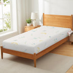 Bedding Restock Ribbon Fitted Sheet 39x75x13inch (QUE)