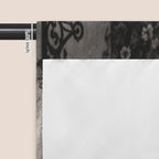 Zorro studies a windblown map in a tiled 51 x 72 in Door Curtain (QUE)
