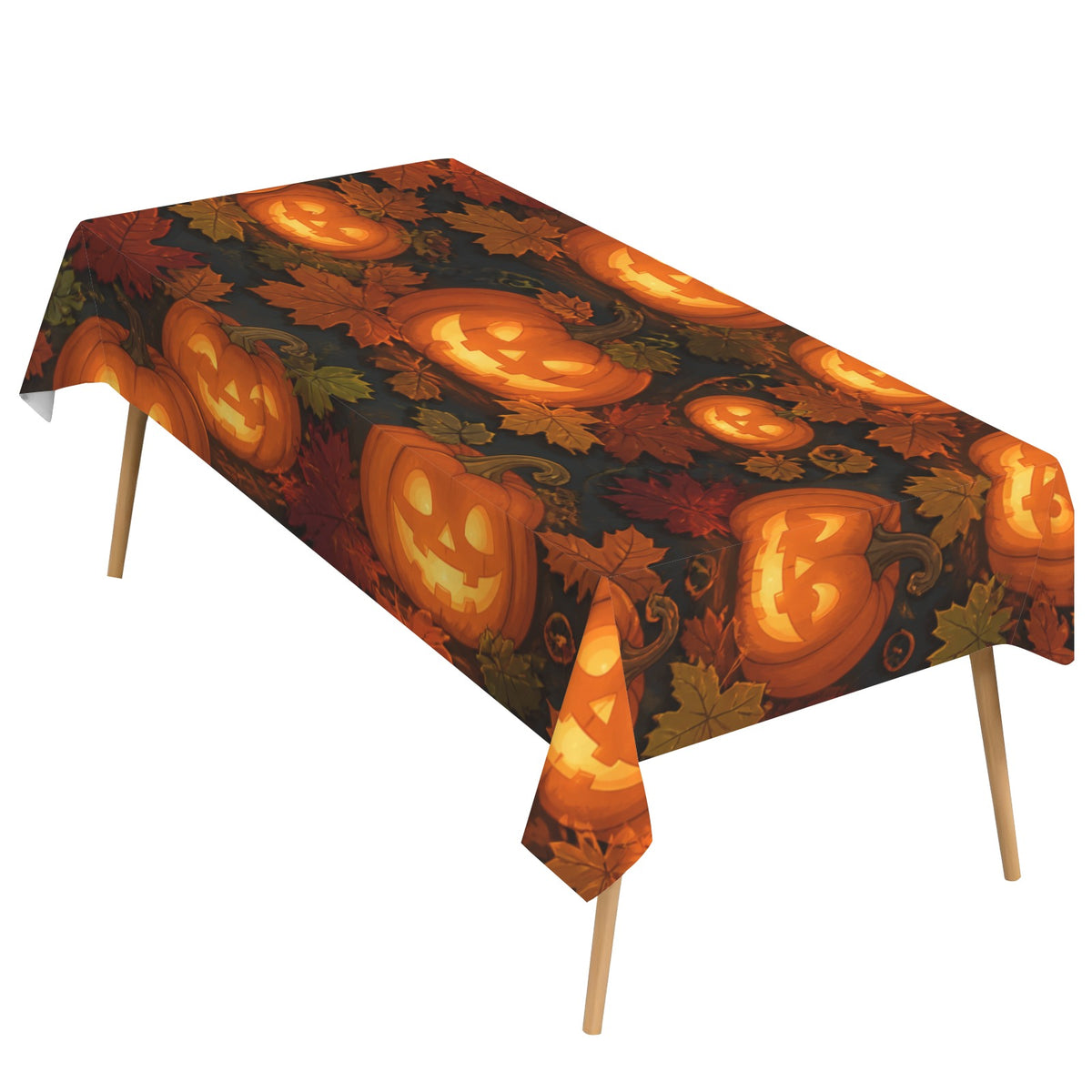 Grinning Lanterns 178cm x 140cm Rectangular Tablecloth 70x55inch (QUE)