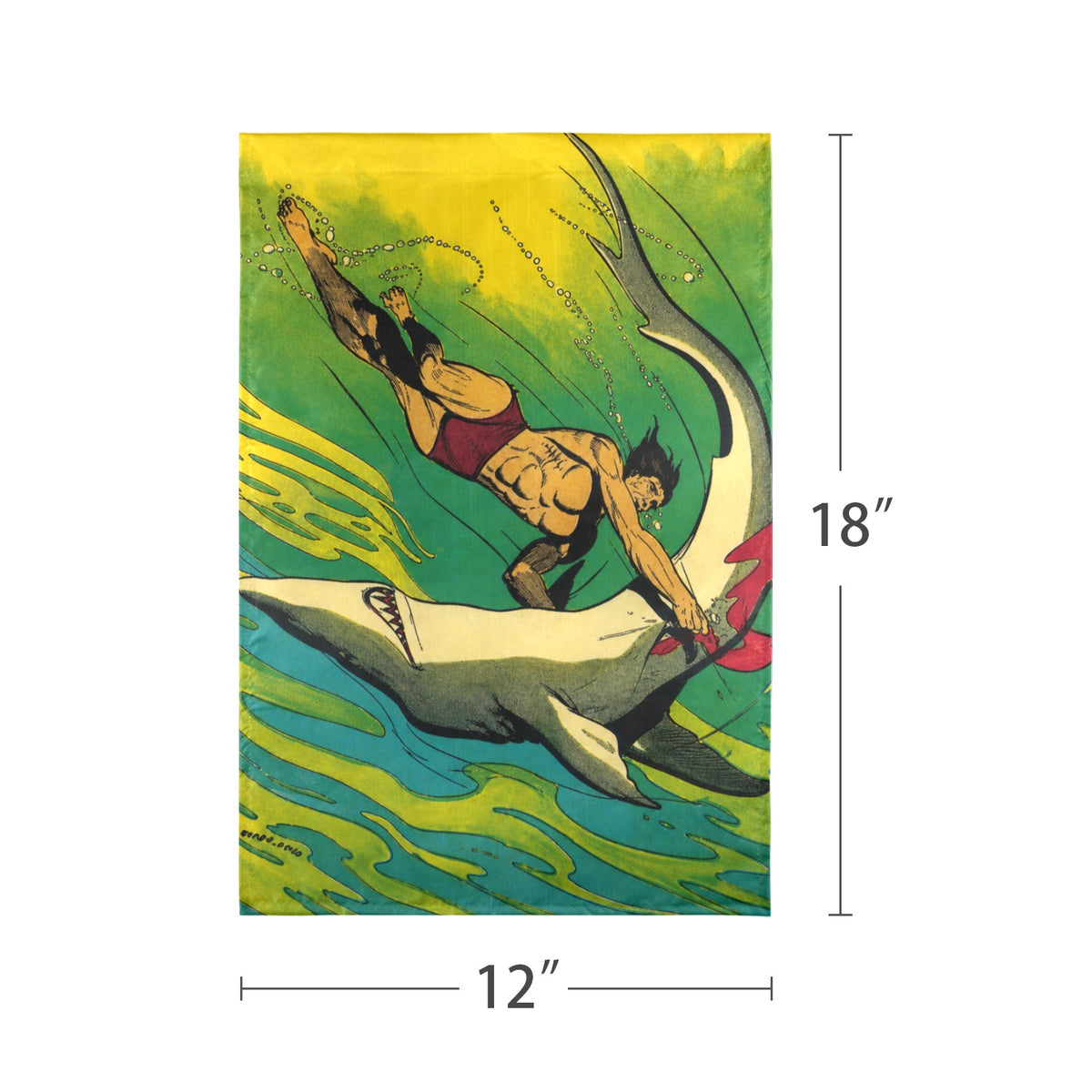 Tarzan Jungle Canopy 12 x 18 in Garden Flag