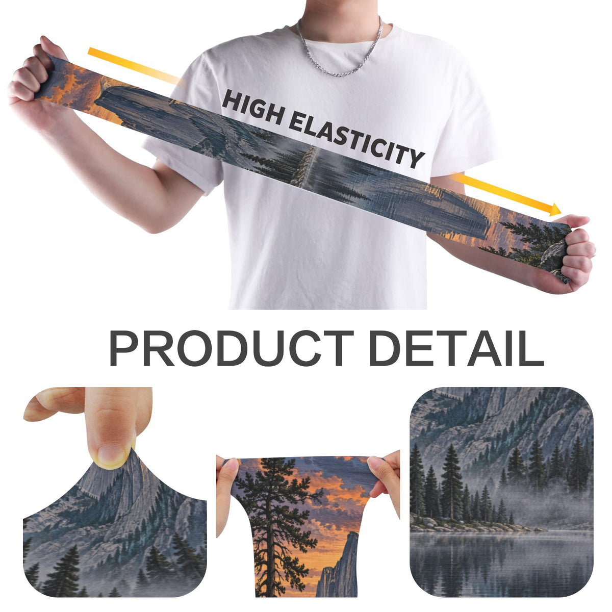 Half Dome Above the Alpine Reflection Arm Sleeves 38cm (1-Pack) (QUE)