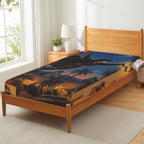 Zorro Falling Lantern Fitted Sheet 39x75x13inch (QUE)
