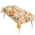 Pumpkin Spice 178cm x 140cm Rectangular Tablecloth 70x55inch (QUE)