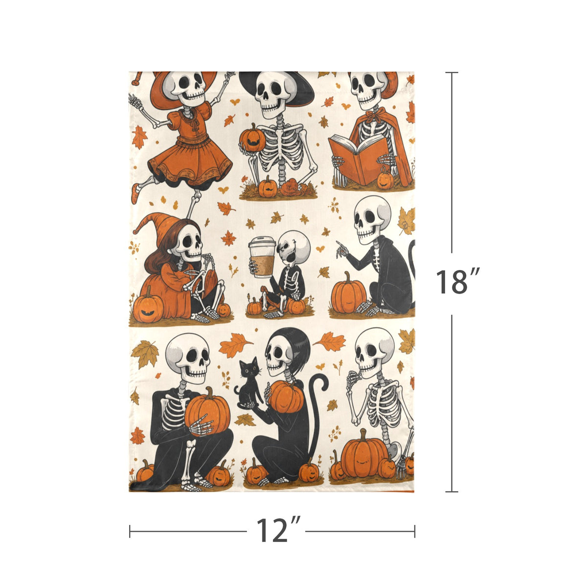 Black Bear Harvest 12 x 18 in Garden Flag