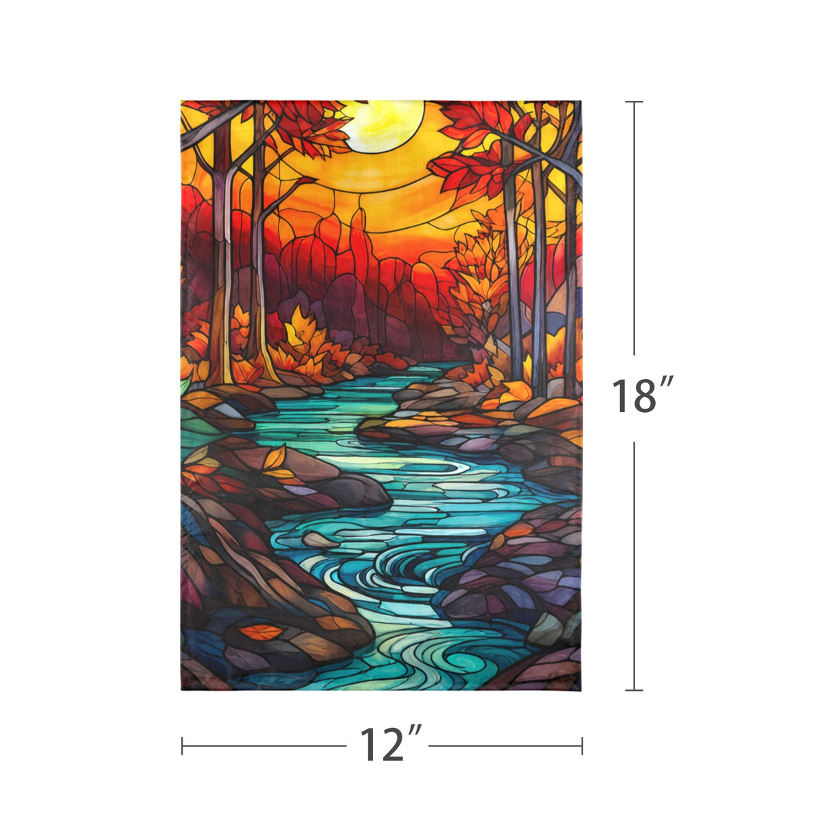 Cider Kettle Corner 12 x 18 in Garden Flag