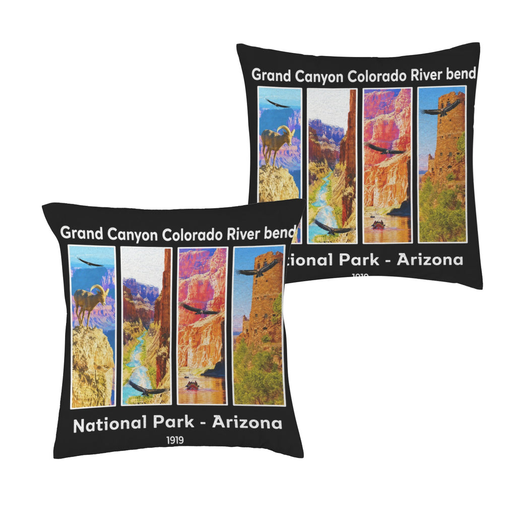 Colorado River Canyon 16 x 16 in Envelope Pillow Case