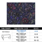 Poison Garden 178cm x 140cm Rectangular Tablecloth 70x55inch (QUE)