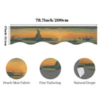 Harbor Monument View 200cm x 43.1cm Fireplace Cloth (QUE)