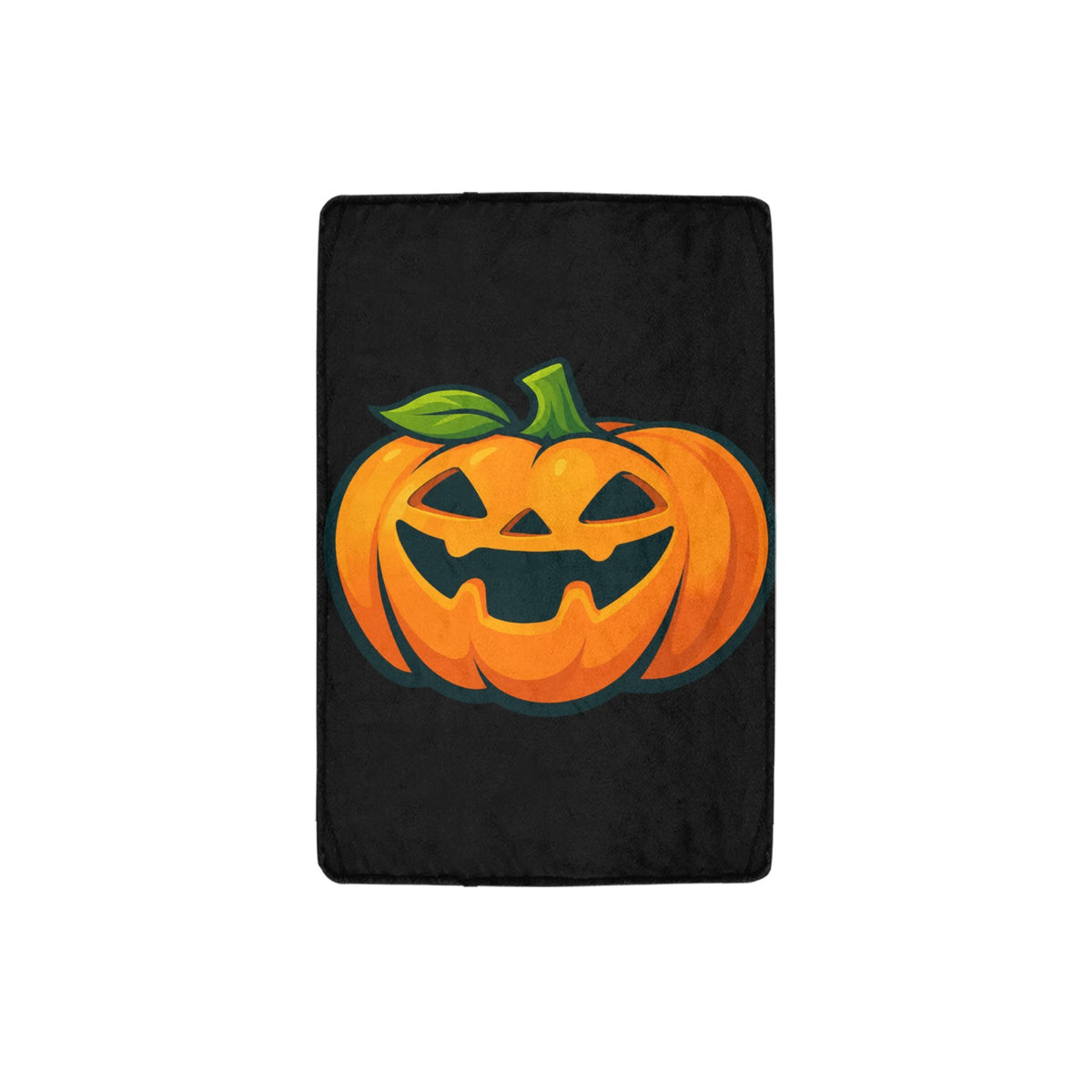 Jack-o'-Lantern Row at Dusk 32 x 48 in Micro Fleece Blanket