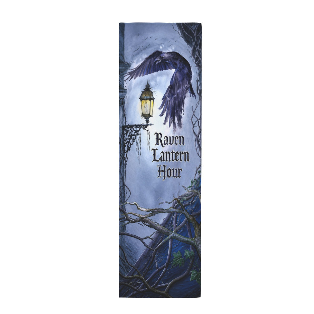 Raven Lantern Hour 12 x 40 in Polyester Peach Skin Tapestry