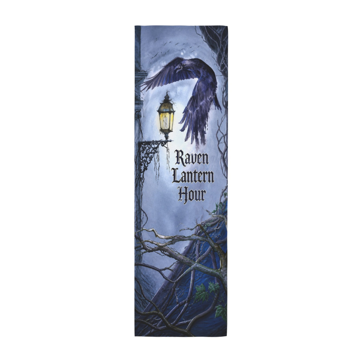 Raven Lantern Hour 12 x 40 in Polyester Peach Skin Tapestry