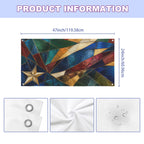 Jewel Toned Service Star 47 x 24 in Festival Banner