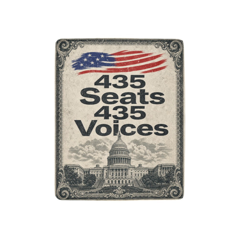 435 Seats 435 Voices 32 x 48 in Micro Fleece Blanket