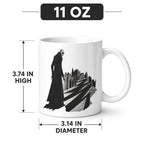 Orlok Clock Courtyard 11 oz White Ceramic Mug