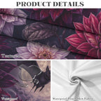 Dahlia Bats 178cm x 140cm Rectangular Tablecloth 70x55inch (QUE)