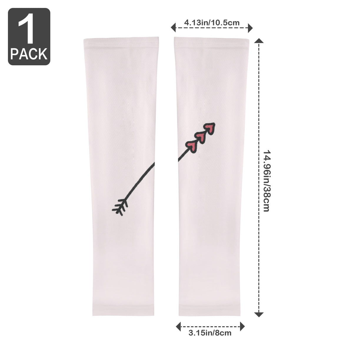 Frosted Pine Pixel Bloom Arm Sleeves 38cm (1-Pack) (QUE)
