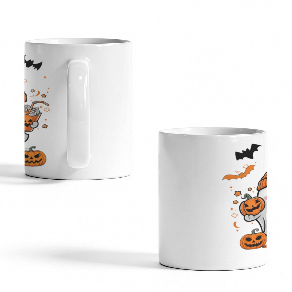 Boo Crew Ghost Trio 11 oz White Ceramic Mug