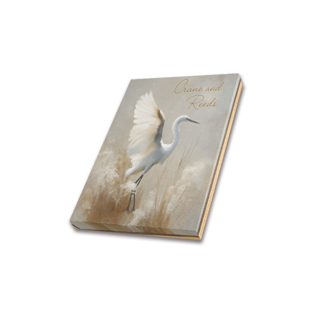 Crane and Reeds Frame Canvas Print 8"x10"