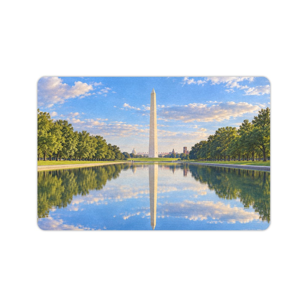 Washington Monument Mall Reflection 23.6 x 15.7 in Doormat