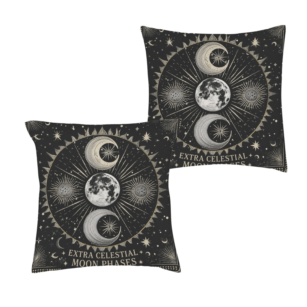 Extra Celestial Moon Phases 16 x 16 in Envelope Pillow Case