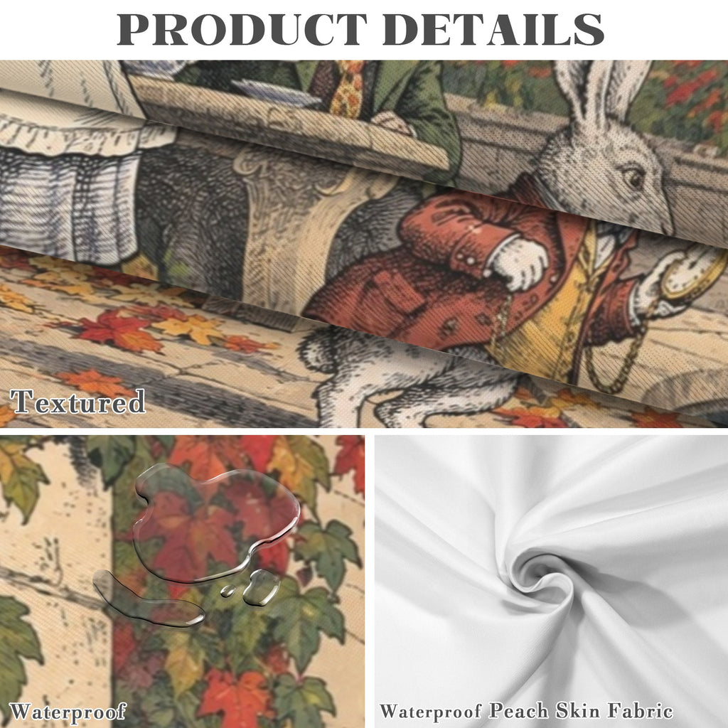 Alice Autumn Court 178cm x 140cm Rectangular Tablecloth 70x55inch (QUE)
