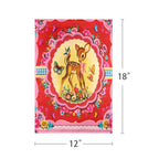 Bambi Woodland Fawn 12 x 18 in Garden Flag