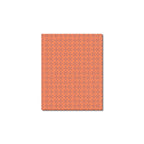 Orange Cross Pattern Frame Canvas Print 8"x10"
