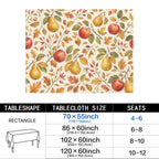 Fruit 178cm x 140cm Rectangular Tablecloth 70x55inch (QUE)