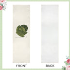 Cabbage Crush Garden Study 12 x 40 in Polyester Peach Skin Tapestry