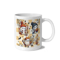 Trick-or-Treat Candy Basket 11 oz White Ceramic Mug