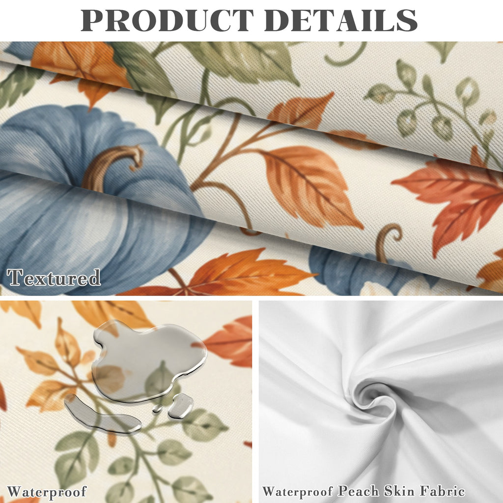 Blue Pumpkin 178cm x 140cm Rectangular Tablecloth 70x55inch (QUE)