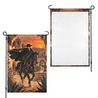 Zorro 1920 desert mission garden 12 x 18 in Garden Flag
