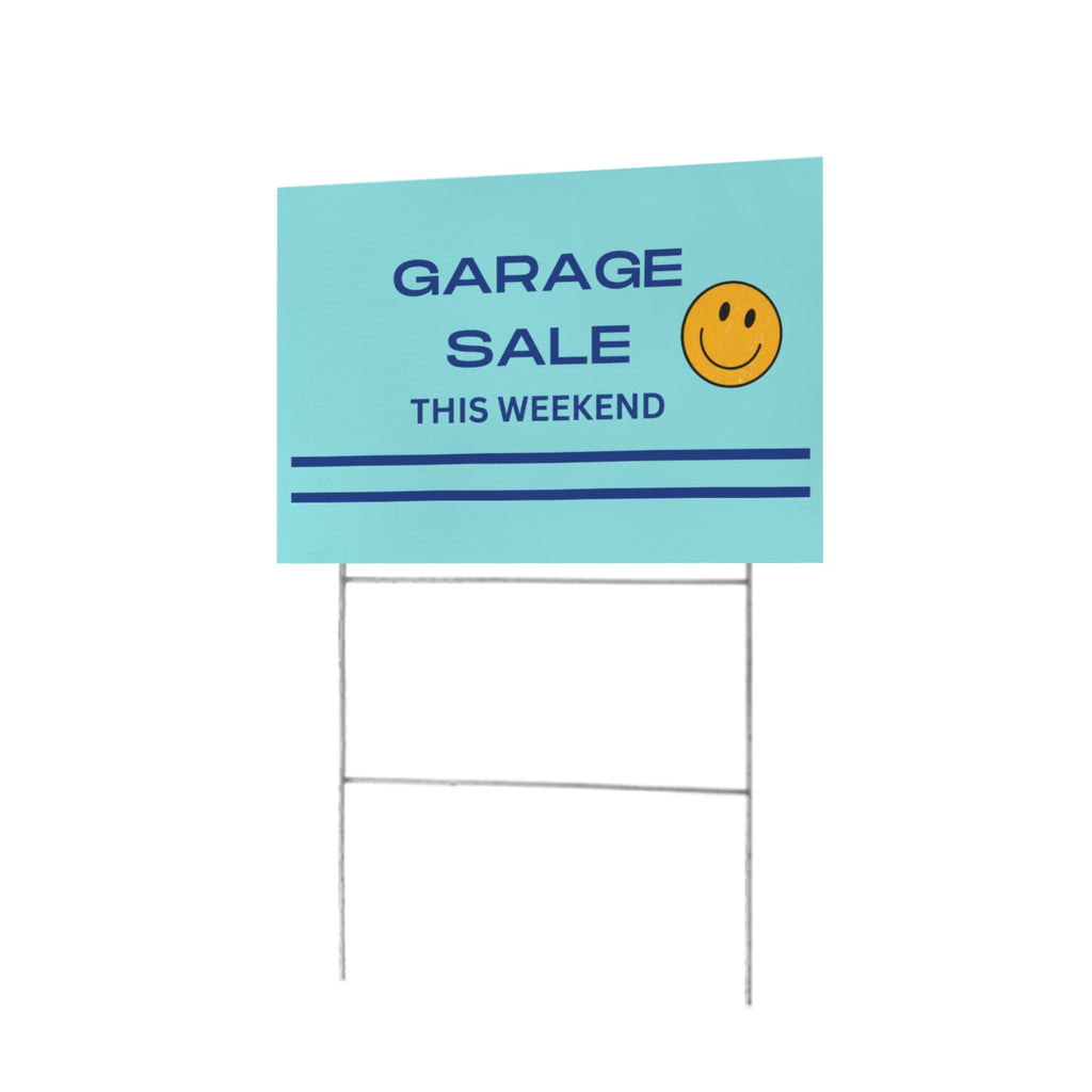Garage Sale Weekend 12 x 9 in House Sign