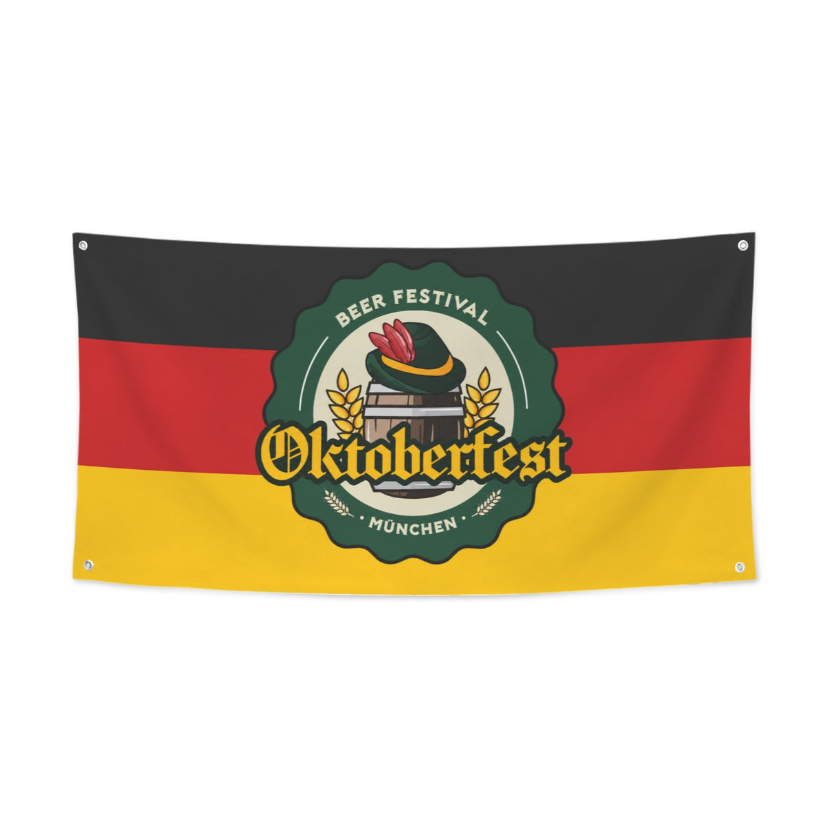 Harvest Moon Beer Fest 12 x 18 in Garden Flag