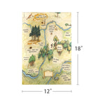 Pooh Honey Woodland 12 x 18 in Garden Flag