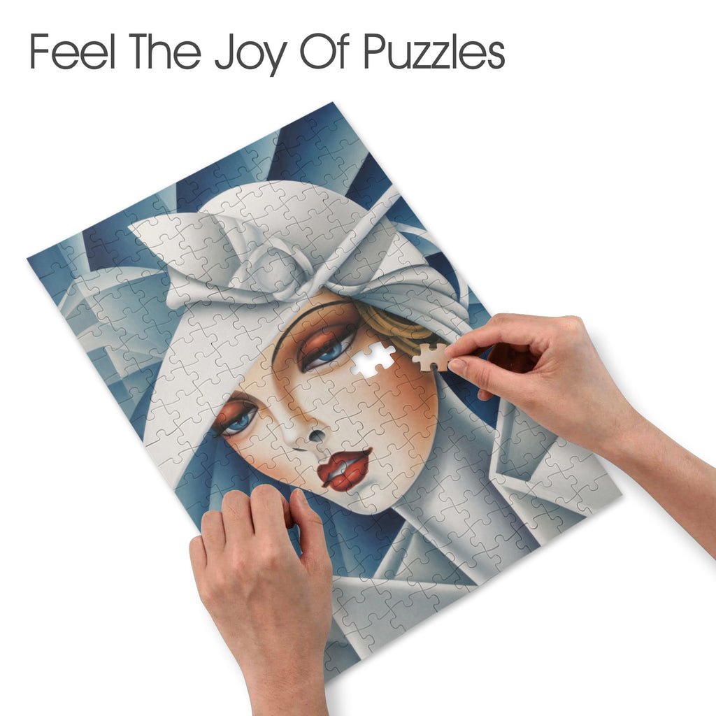 Neoclassical Portrait 10 x 13.94 in 200-Piece Wooden Jigsaw Puzzle (QUE)
