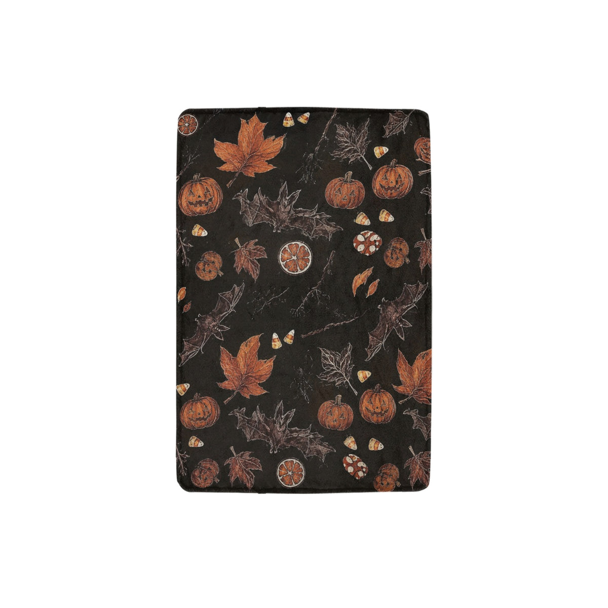 Moonlit Spooky Carnival 32 x 48 in Micro Fleece Blanket