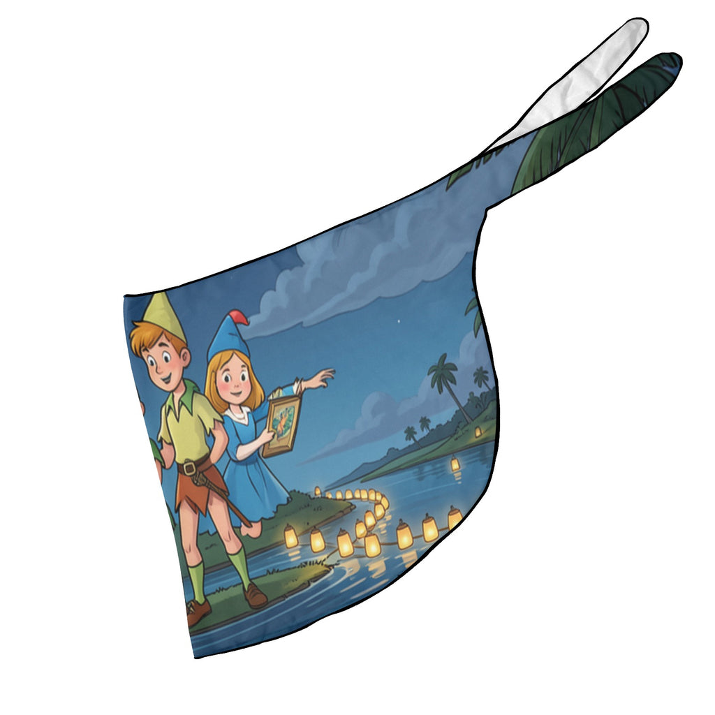 Peter Pan Lantern Lagoon Beach Sarong Wrap (QUE)