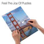 Golden Gate Bridge 10 x 13.94 in 200-Piece Wooden Jigsaw Puzzle (QUE)