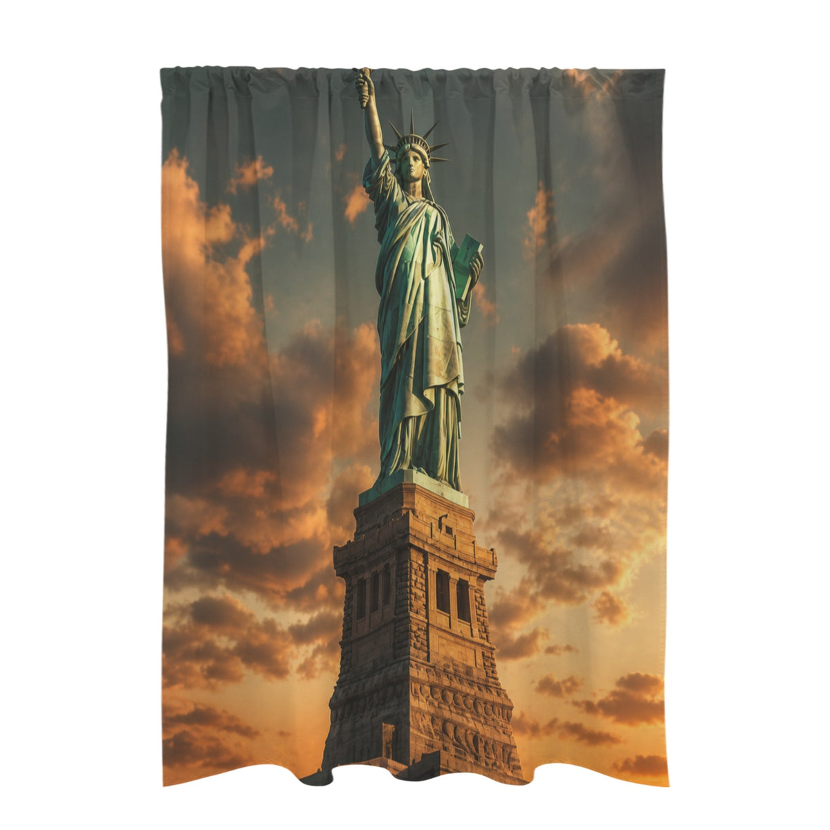 Lincoln Memorial Columns 51 x 72 in Door Curtain (QUE)