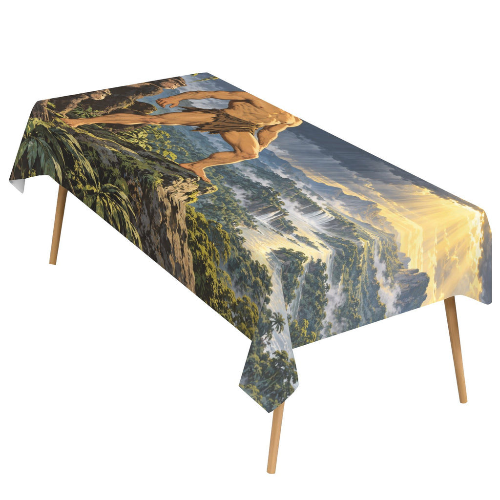 Tarzan Storm Valley 178cm x 140cm Rectangular Tablecloth 70x55inch (QUE)