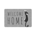 Welcome Home Black Cat Doormat 23.6 x 15.7 in Doormat