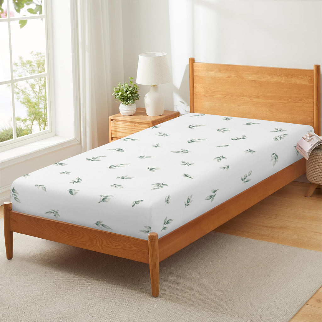 Before After Bedroom Bloom Fitted Sheet 39x75x13inch (QUE)