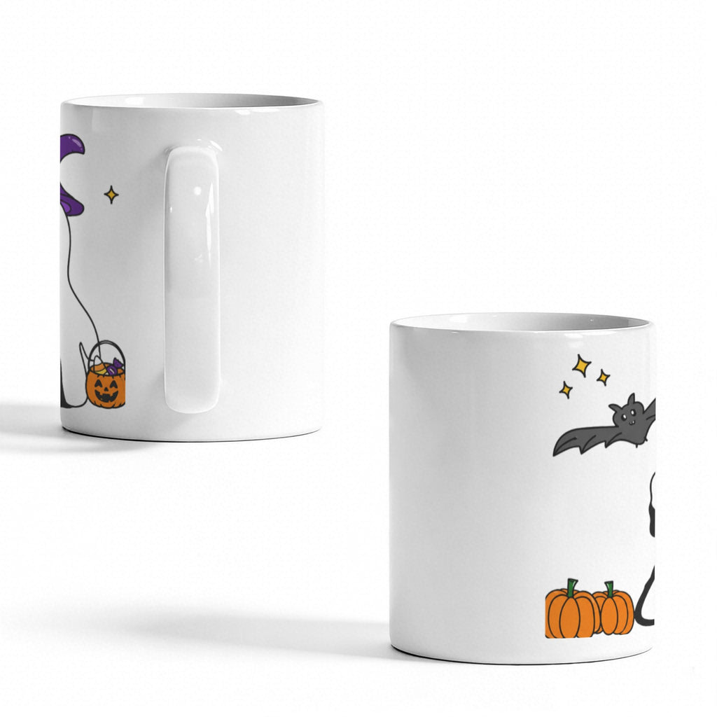 Candy Corn Constellation 11 oz White Ceramic Mug