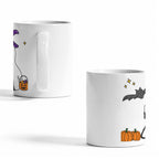 Candy Corn Constellation 11 oz White Ceramic Mug