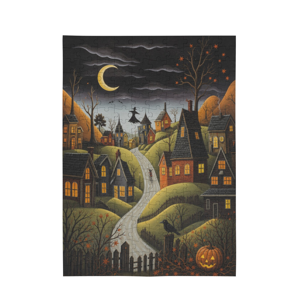 Raven Moon Gothic 10 x 13.94 in 200-Piece Wooden Jigsaw Puzzle (QUE)
