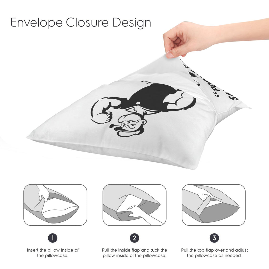 Sailor Ship-Wheel Comic 16 x 16 in Envelope Pillow Case