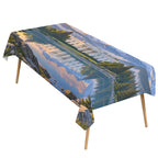 White House Alpine 178cm x 140cm Rectangular Tablecloth 70x55inch (QUE)