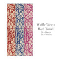Cabbage Crush Garden 29"x58" (QUE) Waffle Weave Bath Towel