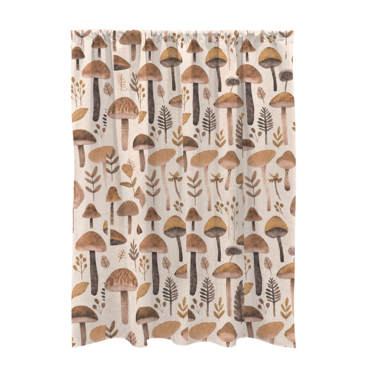 Cottagecore Mushroom Lane 51 x 72 in Door Curtain (QUE)